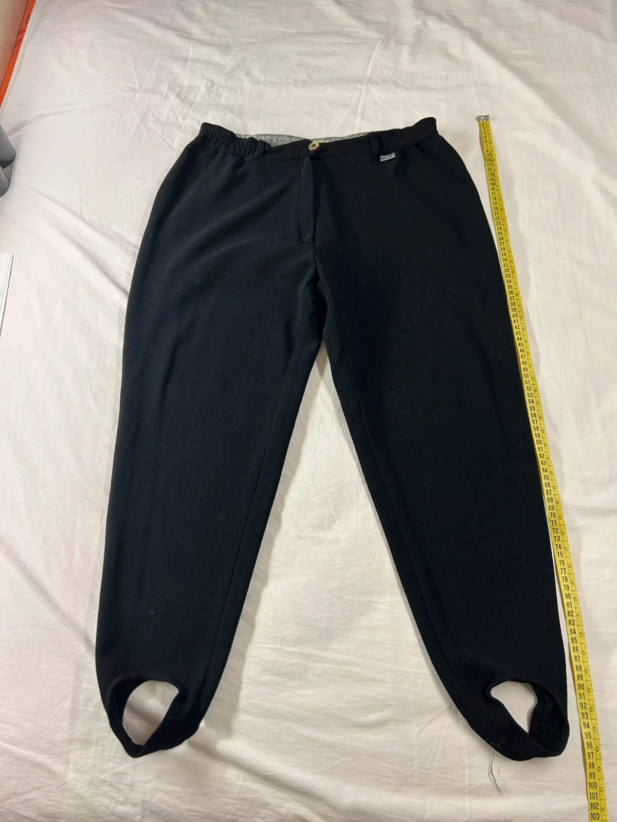 Pantalon legging vintage noir derik en polyamide